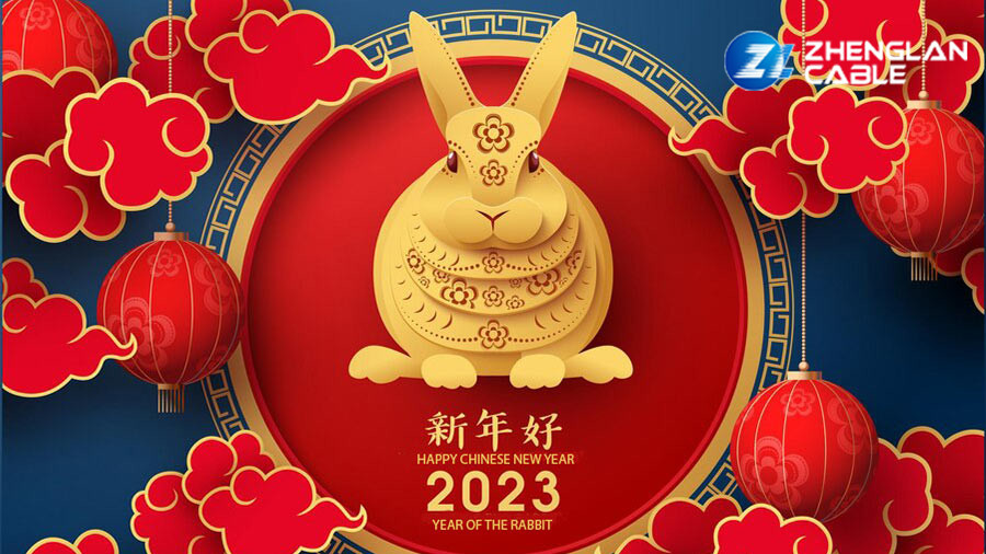 Chinesische Feiertags-Mitteilung des Frühlingsfest-2023