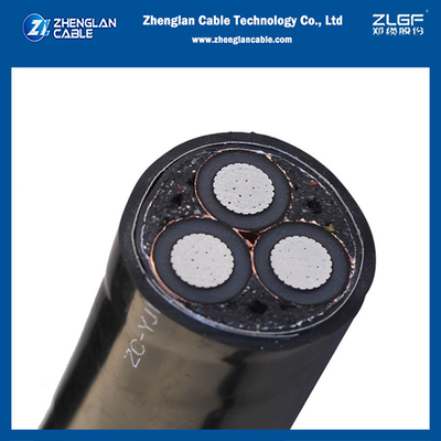 Stromkabel Xlpe 12/20kv 500mm2 3core isolierte Millivoltuntertagegebrauch