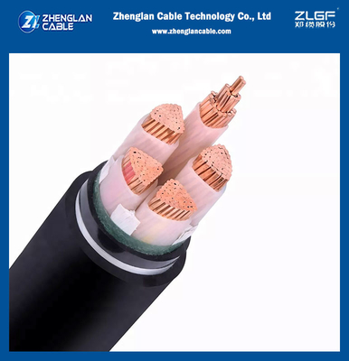 0.6 / 1KV XLPE isolierte PVC-Stromkabel mehradrigen elektrischen gepanzerten Untergrund SWA STA