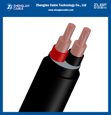 0.6/1KV Niederspannungskabel aus Kupfer Xlpe Isoliertes PVC-Gehäuse 2Core für IEC 60228, IEC 60502-1 (CU/XLPE/PVC)