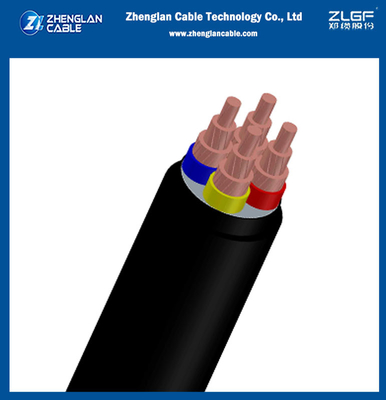 0.6/1KV Niederspannungskabel aus Kupfer Xlpe Isoliertes PVC-Gehäuse 3 Kern + 1 ((CXV) für IEC 60228, IEC 60502-1
