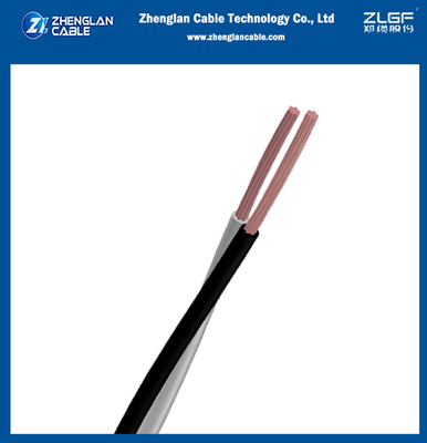 0.6/1KV Niederspannungskupfer-PVC-isolierter Duplex (CV) Stromkabel 2 Kern für IEC 60228; IEC 60227 ((CU/PVC)