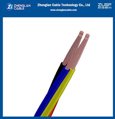 0.6/1KV Niederspannungskupfer-PVC-isolierte Stromkabel 4Core Quadruplex (CV) für IEC 60228; IEC 60227 ((CU/PVC)