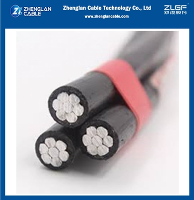 Übergeordnete isolierte Kabel 0,6/1KV 2X50+50 AAC/XLPE+AAAC/XLPE Luftkabel ABC GB/T12527