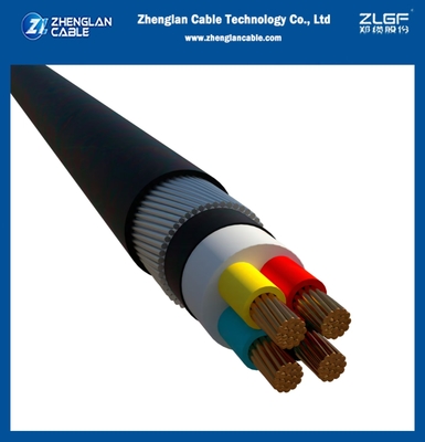 0.6/1kv LV Niederspannungs-SWA-Panzeruntergrundkabel 4x95mm2 CU/XLPE/PVC/SWA/PVC IEC60520-1