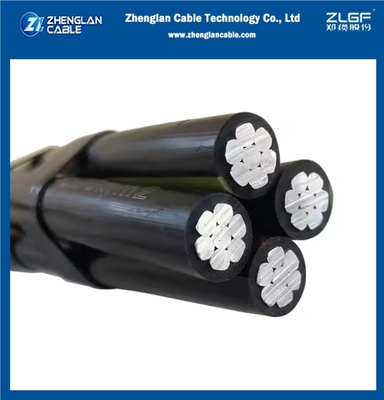 0.6/1kv Überkopf-isolierendes Kabel AAC/XLPE+AAAC/XLPE 3Cx50+1x50sqmm ABC-Kabel