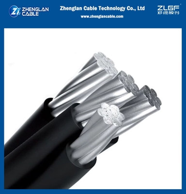 Überkopfisoliertes Kabel 3Cx16+1x16m2 AAC/XLPE+AAAC/XLPE 0,6/1kv ABC-Kabel