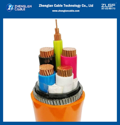 IEC 60502 Genehmigung N2XH Niedrigrauch-Null-Halogen-Stromkabel Vier-Kerne XLPE isoliert