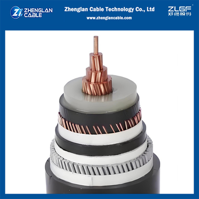 8.7/15kv Mittelspannungsnetz AWA Panzerkabel 1x120/16mm2 Cu/SC/XLPE/SC/CWS/PVC/AWA/PVC IEC 60502-2