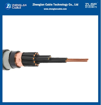 Elektrische Steuerung 0.6/1kV 12X2.5mm2 Kupferkern PVC Isoliertes PVC mit Kupferband umhüllt