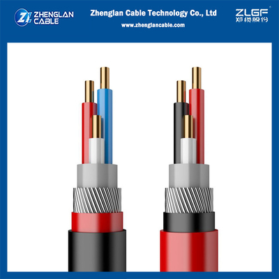 0.6/1kv SWA gepanzertes Kabel Cu/pvc/pvc/swa/pvc 3x6mm2 IEC60502-1 / IEC60228