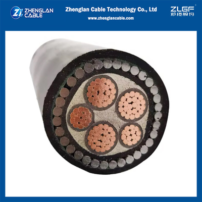 0.6/1kv XLPE Isoliertes SWA-Pantarkabel 3+2Kern Cu/xlpe/pvc/swa/pvc 3x25+2x16mm2 IEC60502-1 / IEC60228