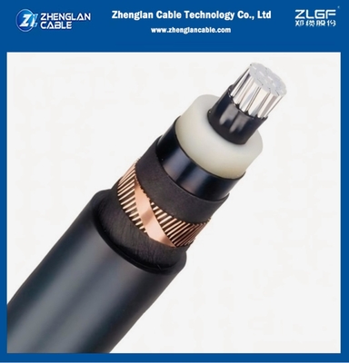 8.7/15kv Mittelspannungsnetzkabel YJLSV1x185/25mm2AL/SC/XLPE/SC/PVC/CWS/CTS/PVC IEC 60502-2