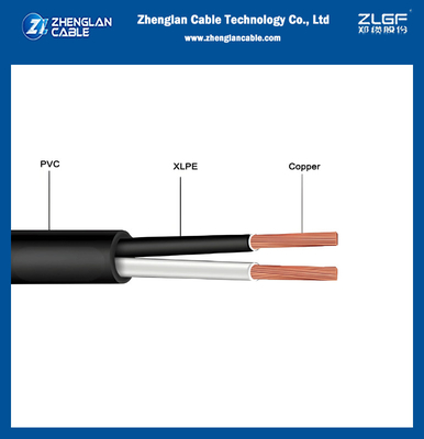 0.6/1kv XLPE Isolierte PVC-Hülle 1~5 Kerne RV-K Kupferflexibles elektrisches Kabel
