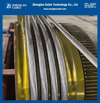 Freileitungs-Blankdraht AAAC 25mm2 für Stromverteilung und -übertragung.