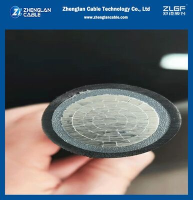 XLPE Außenhülle-Phasenleiter Kreisförmiger abgerundeter, verdichteter Aluminiumleiter mit kreisförmigem komprimiertem AAC-Leitermaterial