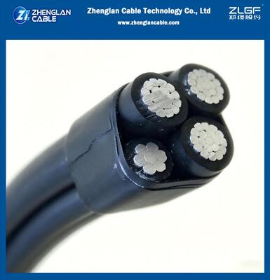 1KV ABC-Kabel 3x95+50mm2 Aluminiumleiter XLPE-isoliert Aluminiumlegierung XLPE-isoliert AAC/XLPE+AAAC/XLPE ASTM B231