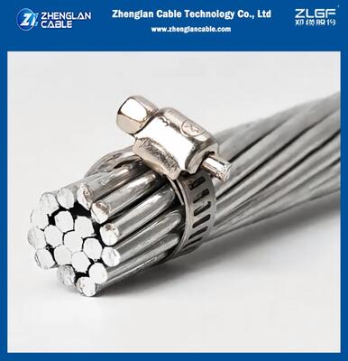 1/0 AWG ACSR RAVEN Bare Overhead Conductor AL: 6/3.37 ST: 1/3.37 Stahlverstärkter Aluminium-Overhead-Leiter