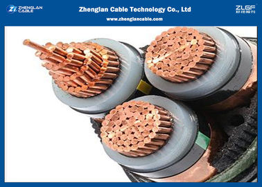 Gepanzertes Kabel 3Cores, Millivolt XLPE Iecs 60502 isolierte Kabel 12/20KV (CU/XLPE/STA/NYBY/NYRGBY/NYB2Y)