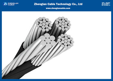 Aluminiumleiter XLPE neutrale isolierte Iecluftbündel-Kabel LV-das obenliegende Isolierkabel AAC/XLPE Phasen-Kabel AAAC