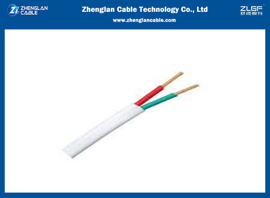 PVC umhüllte flaches flexibles errichtendes Kabel 99,99% der Draht-und Kabel-Haltbarkeitsdauer-BVVB