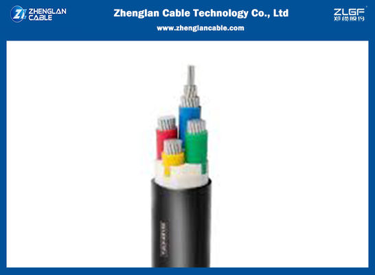 XLPE isolierte AL Sheathed Low Voltage Power-Kabel 3x150+1x70sqmm
