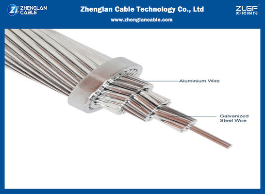ACSR-Aluminiumleiter-Steel Reinforced Single-Kern-harter Leiter Overhead Multicore