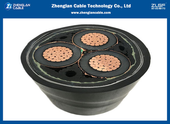 Stahlband, das gepanzertes XLPE Stromkabel PVC isolierte, umhüllte elektrischen 26/25 Kern 240sqmm KV 3
