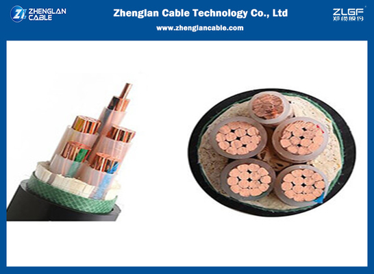 4+1 Kerne multi XLPE Isolier-PVC/PET umhülltes Kabel-Unarmored Cu (AL) /XLPE/PVC