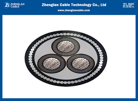 12,7/22(24) KV multi XLPE Isolierungs-Kabel 12/20(24) KV IEC60502-2 3Cx185sqmm