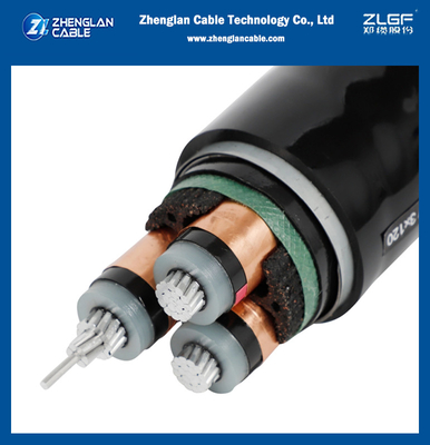 Millivolt sondern der drei Kern-Aluminiumleiter-Power Cable Armoured Iec 60502/60228 aus