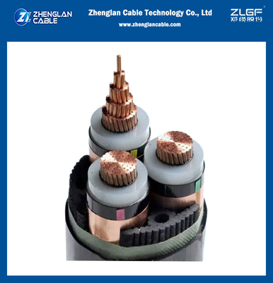 Das Kupferkern-Kupfer-Band sortierte 3core Kabel 3x70sqmm 6.35/11kv XLPE isoliert aus
